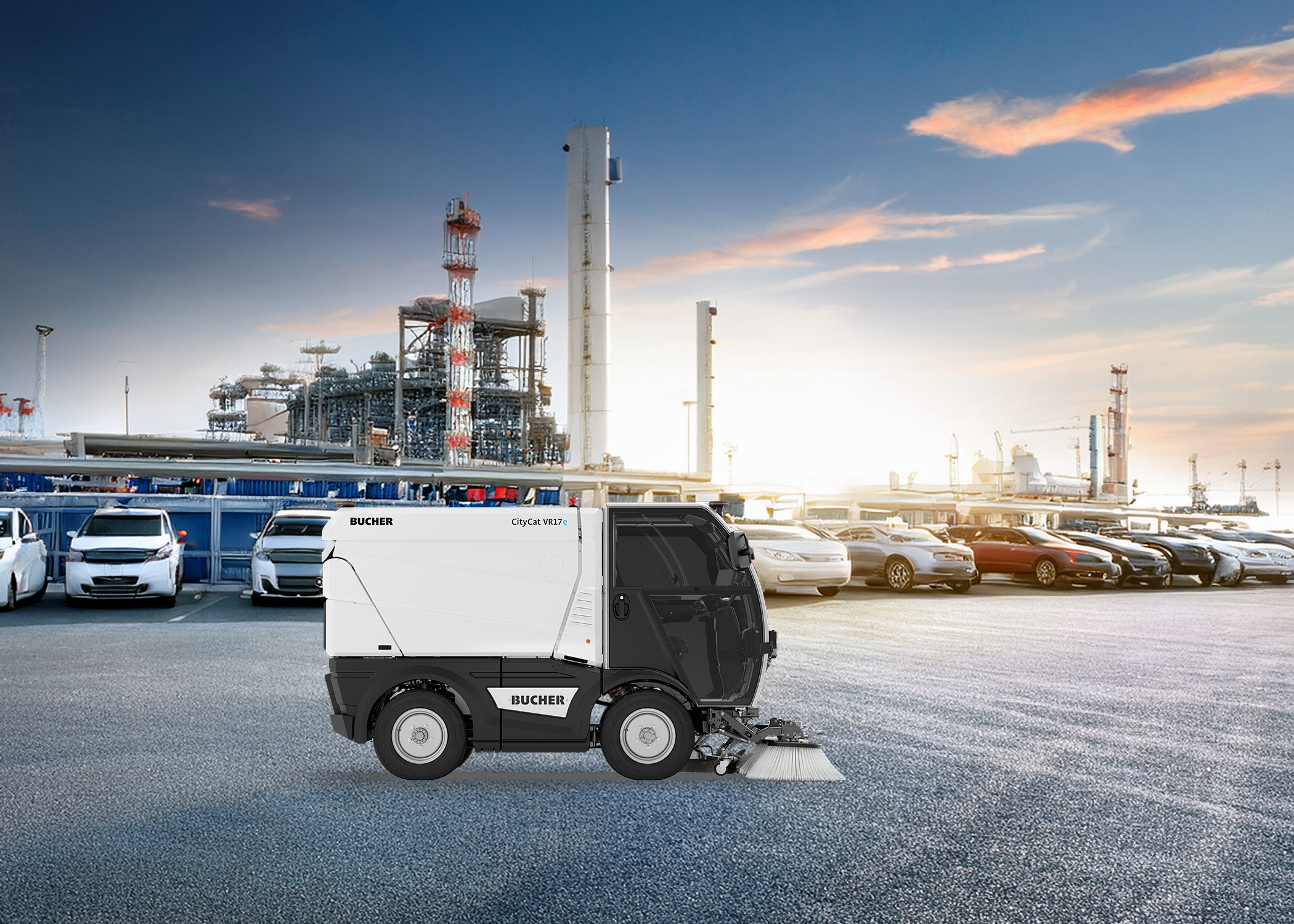 Industrial area autonomous sweeper safety systems